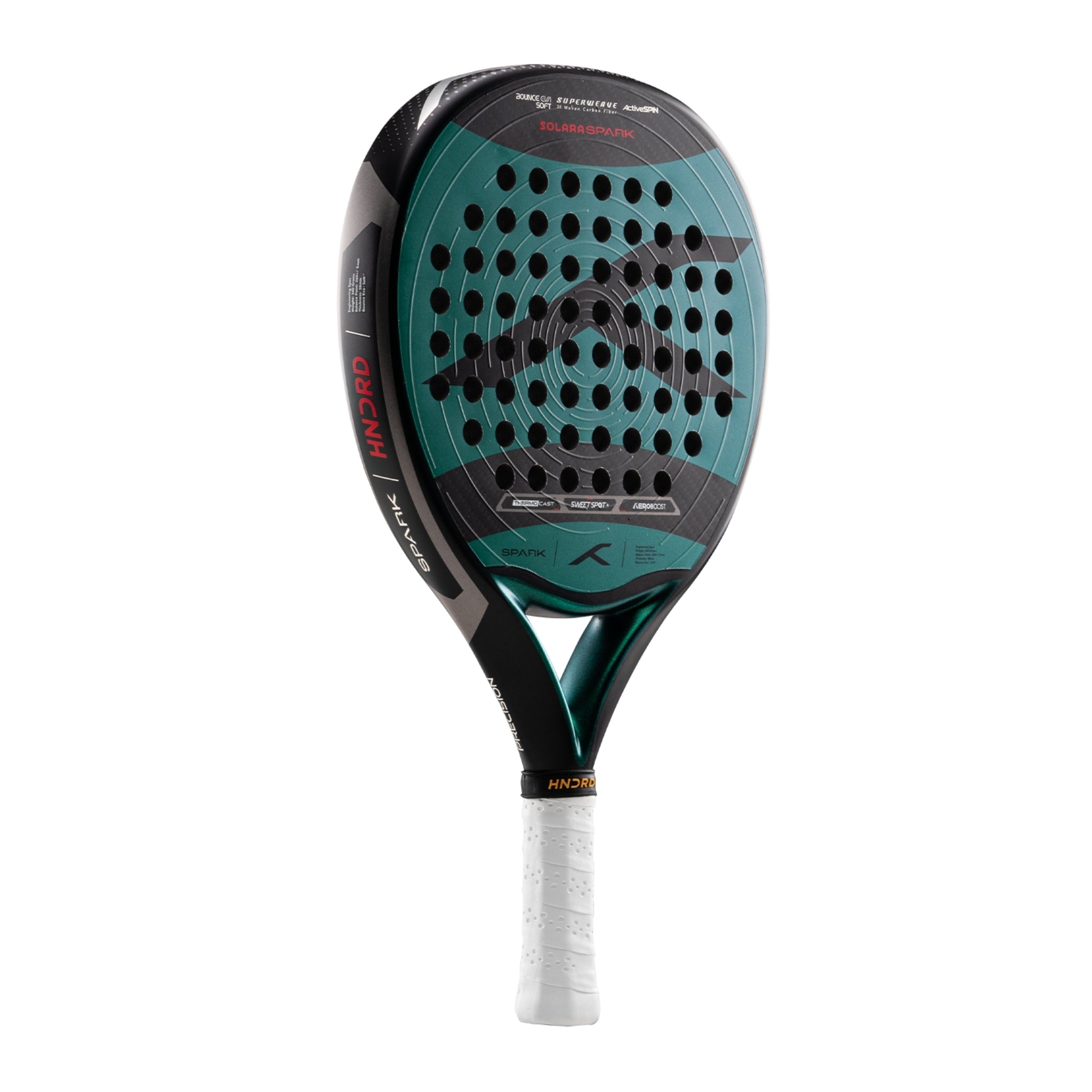 Hundred Padelracket Solara Spark - Emerald