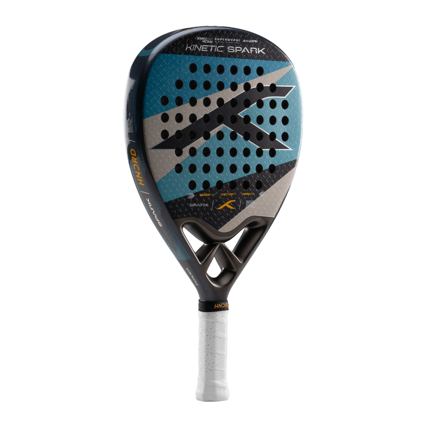 Hundred Padelracket Kinetic Spark - Blå/Grå