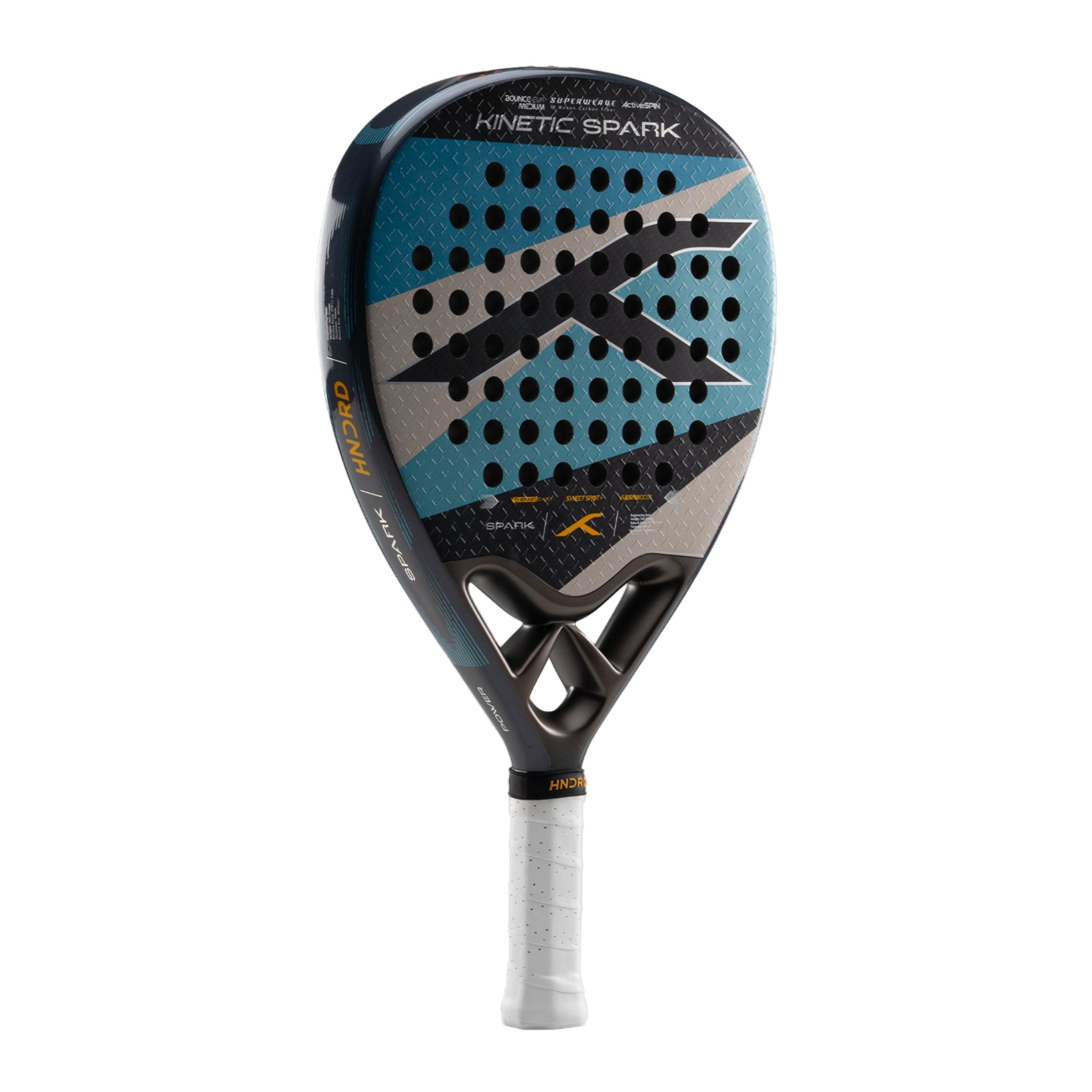 Hundred Padelracket Kinetic Spark - Blå/Grå