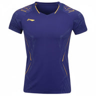 Badminton T-shirt Women - Li-Ning International New Blue Women - SportYouUp Europe