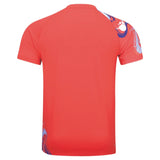 Li-Ning Badminton T-shirt - Li-Ning Twist Red Unisex - SportYouUp Europe