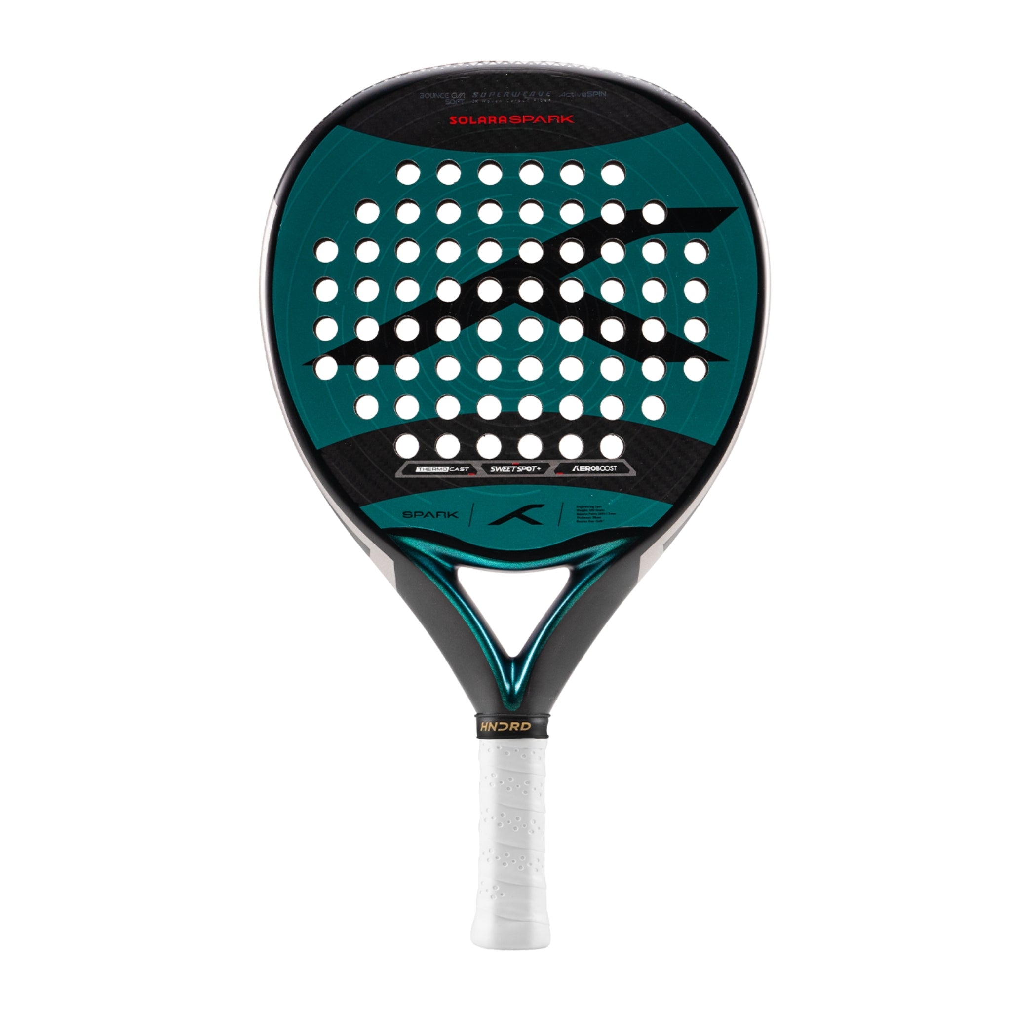 Hundred Padelracket Solara Spark - Emerald