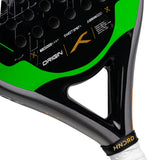 Hundred Padelracket Solara Origin - Svart/Grön