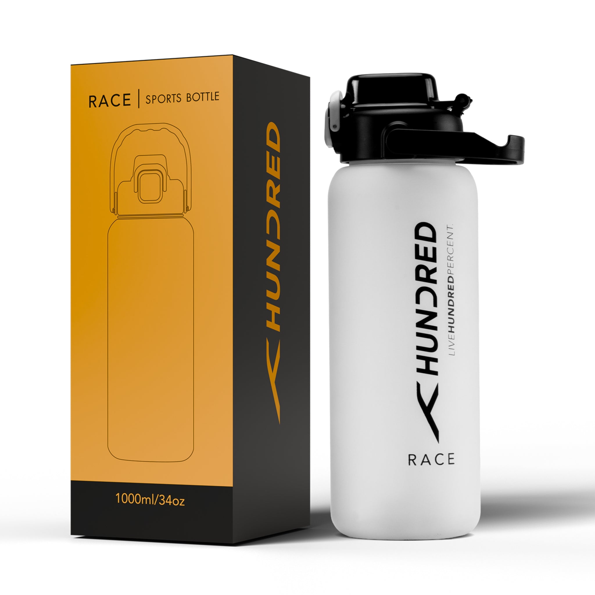 Vattenflaska - RACE Vit