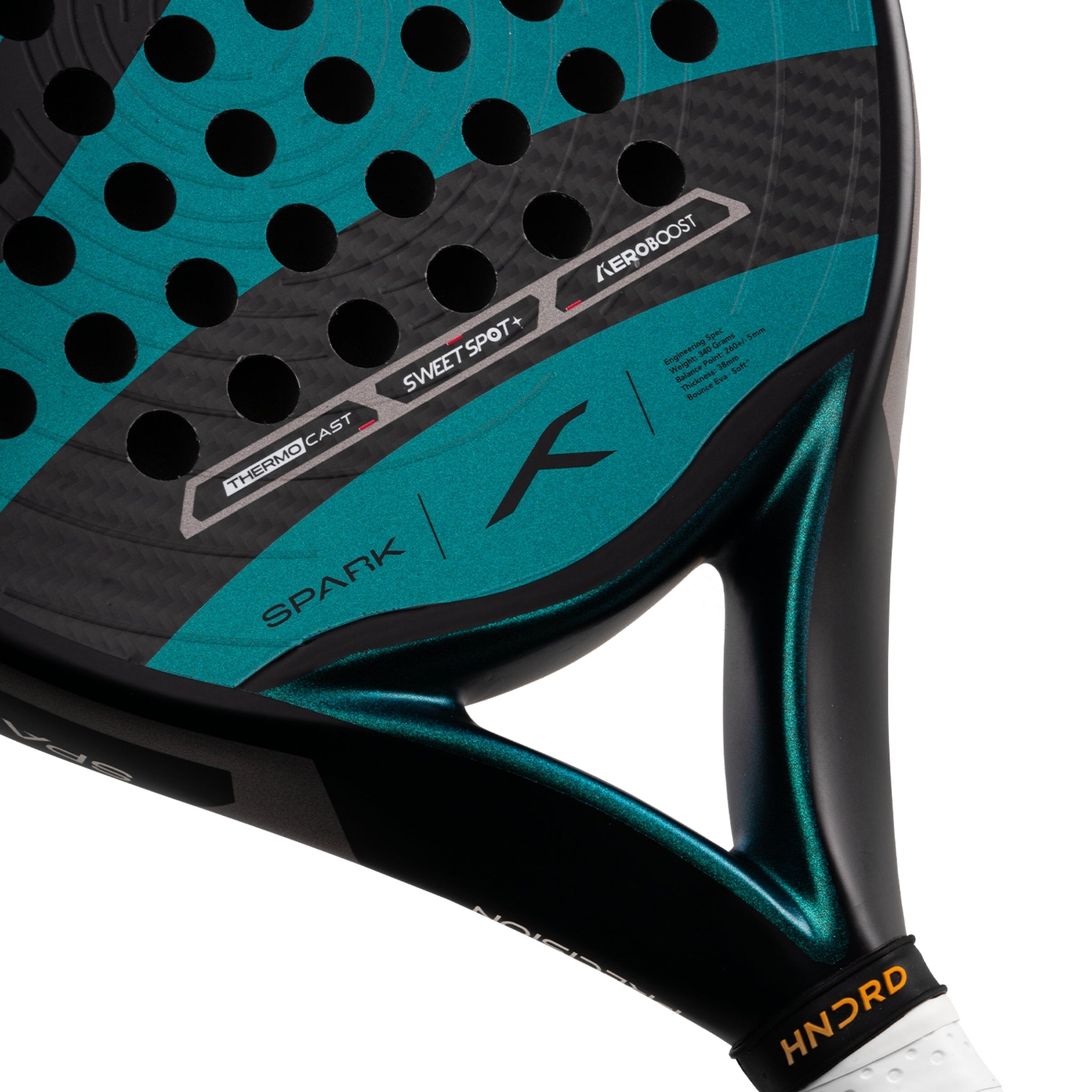 Hundred Padelracket Solara Spark - Emerald