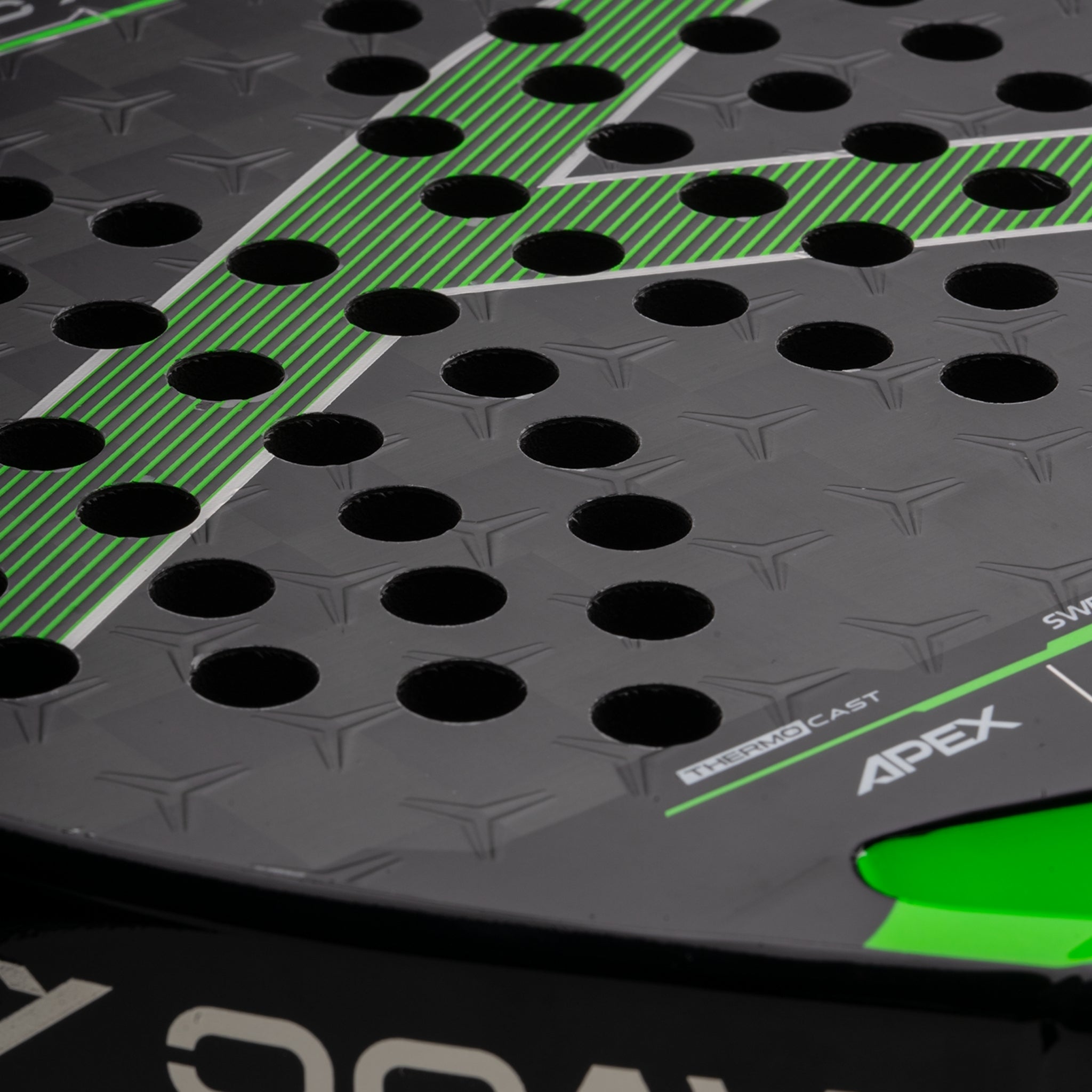 Hundred Padelracket Havoc Apex - Svart/Grön