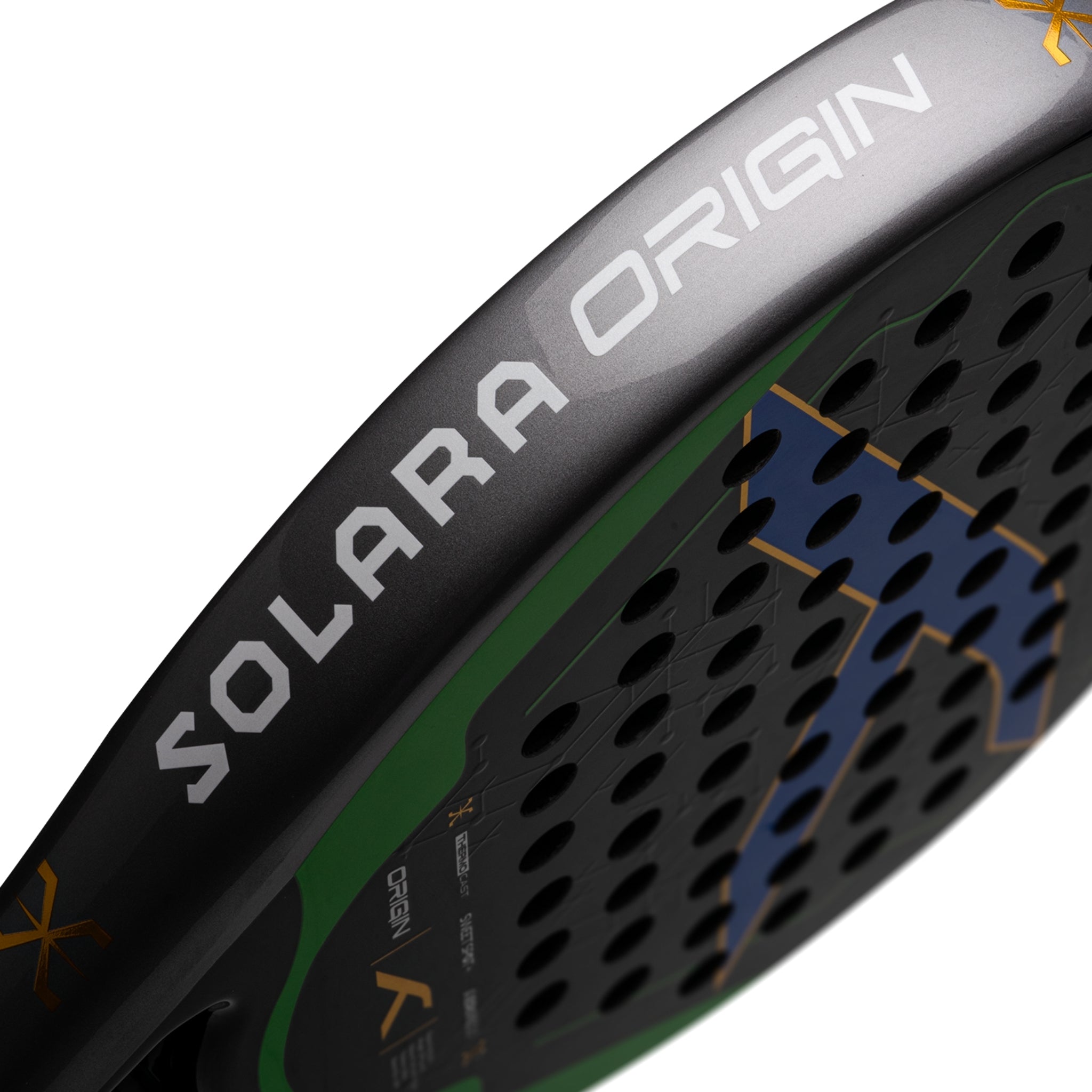 Hundred Padelracket Solara Origin - Svart/Grön