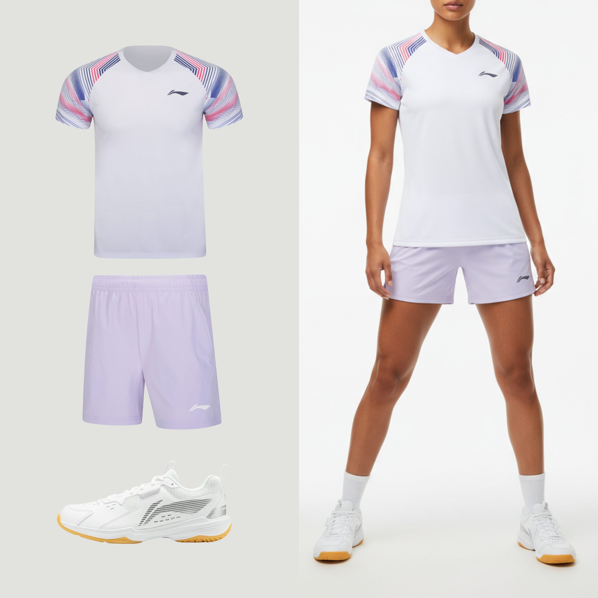 Li-Ning Smooth Clove Purple Dam