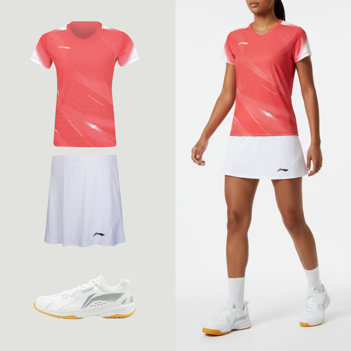 Li-Ning badminton trøje til kvinder med perfekt pasform.