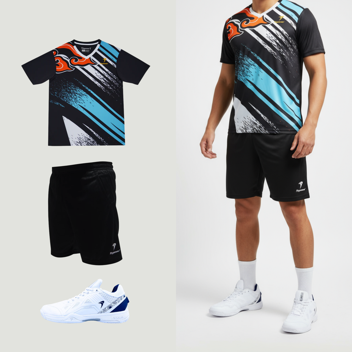 Flypower Mandalawangi 13 Black/Orange Unisex