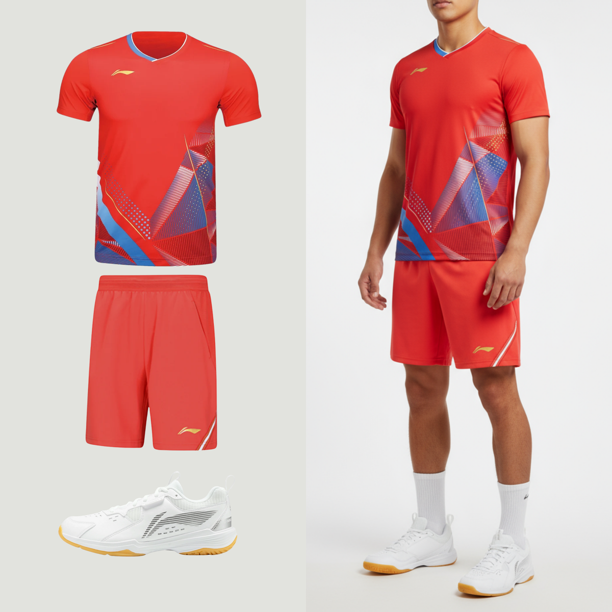 Li-Ning International New Red Herr
