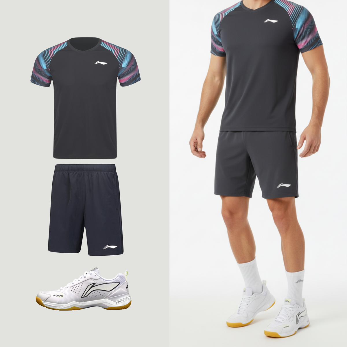 Li-Ning Shorts Best Black Unisex