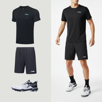 Li-Ning Shorts Smooth Black Herr