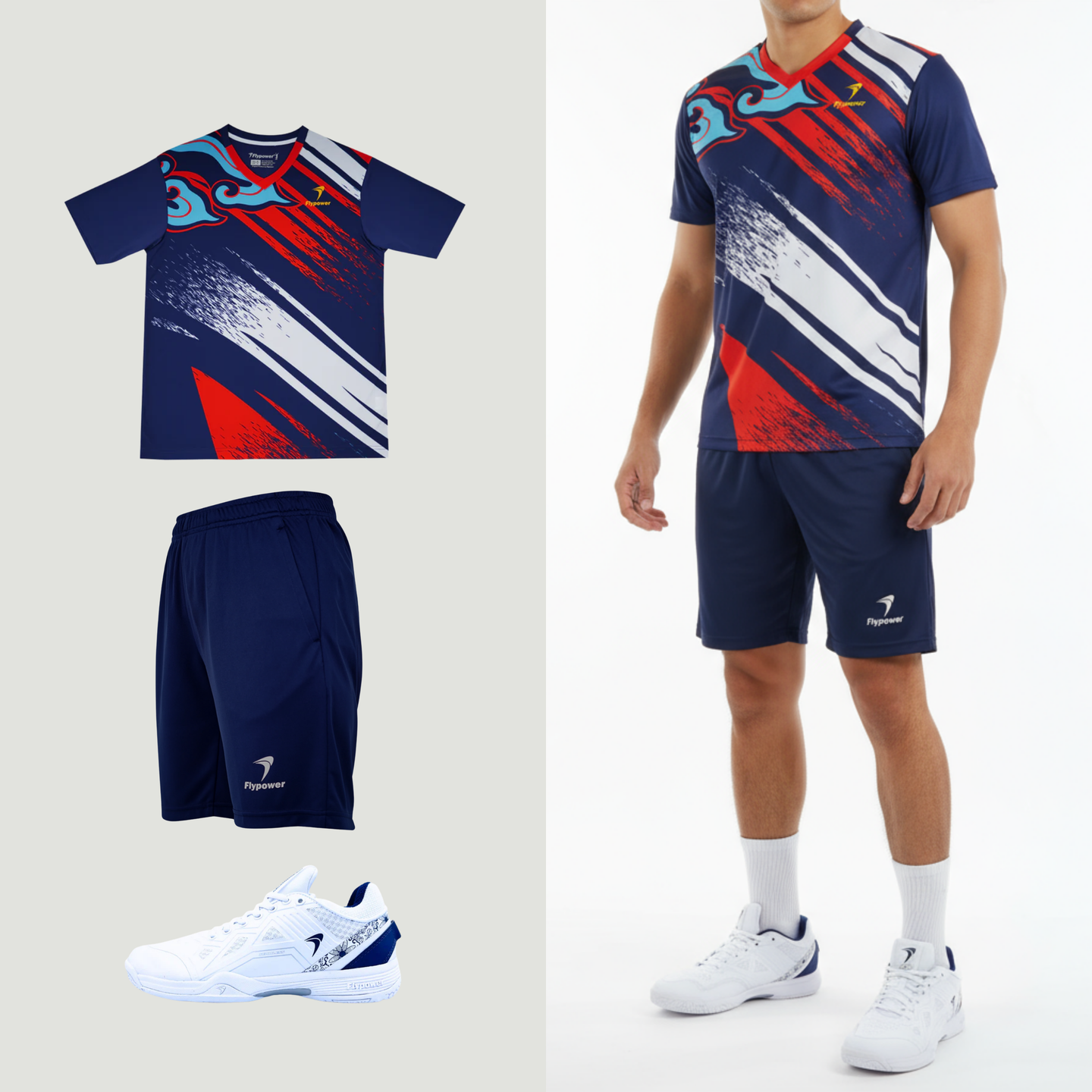 Flypower Mandalawangi 13 Navy/Himmelsblå Unisex