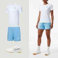 Li-Ning Single Stripe Blå Dam