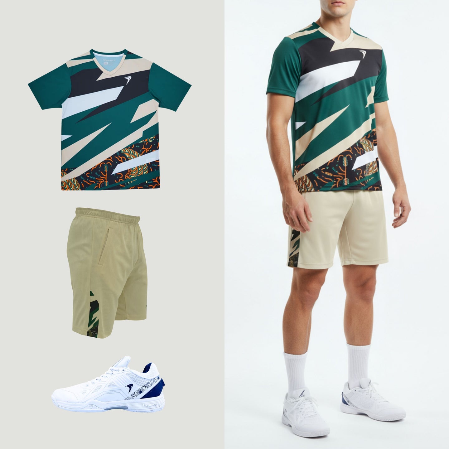 Flypower RINJANI 12 Grön/Offwhite Unisex