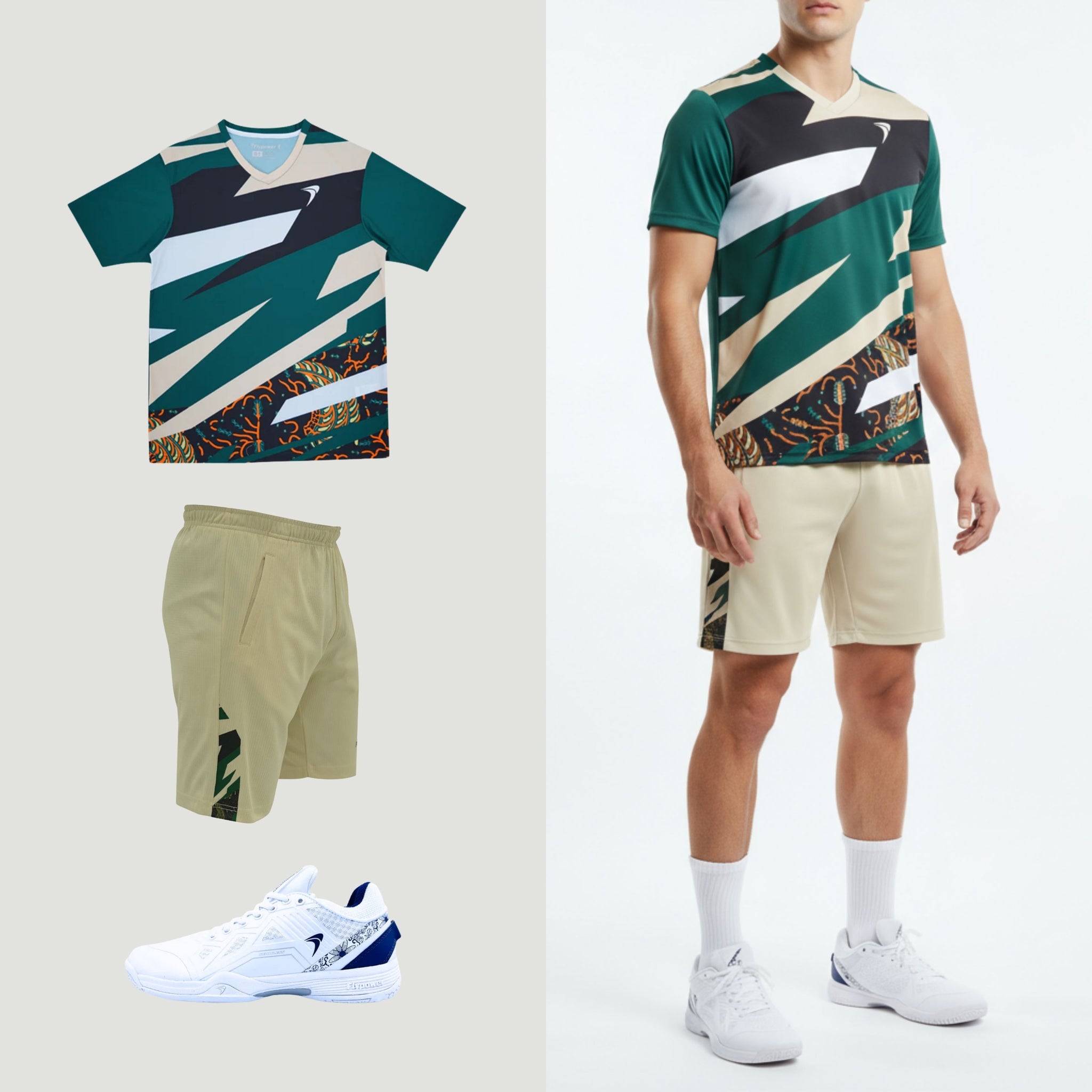 Flypower RINJANI 12 Grön/Offwhite Unisex