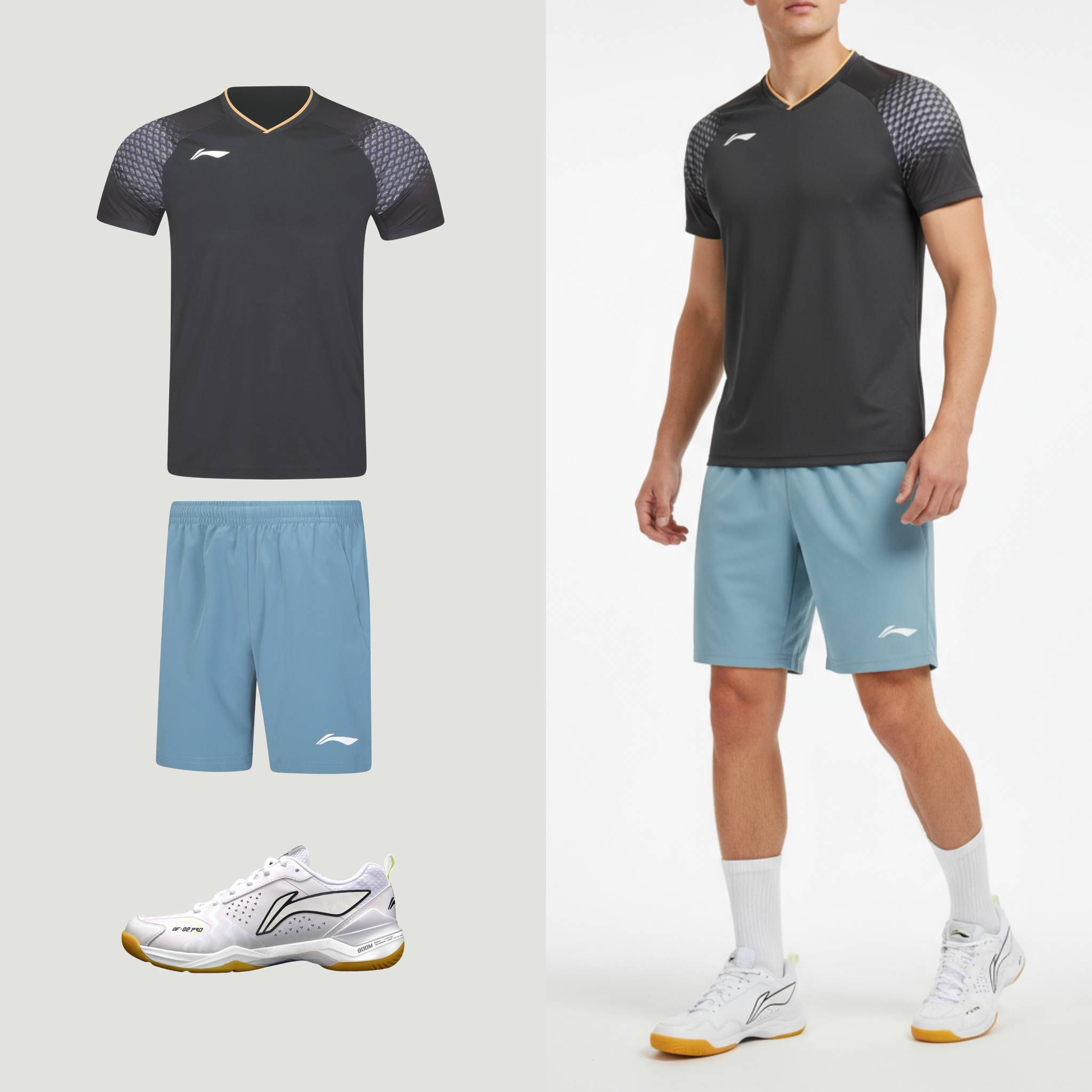 Li-Ning Point Black Unisex