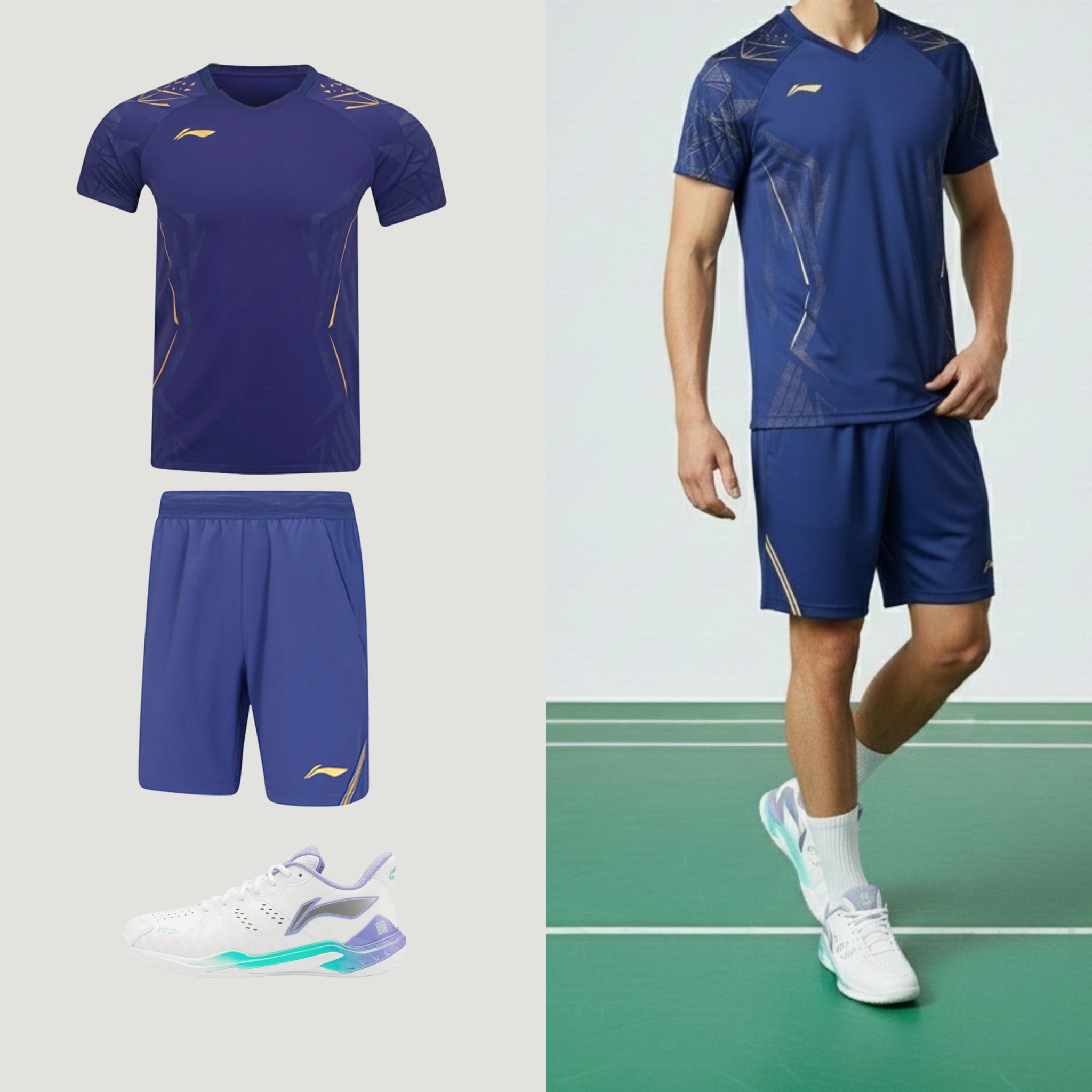 Li-Ning International New Blue Herr