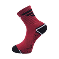 Badminton Socks - Flypower Raptor 3 Maroon Sock - SportYouUp Europe