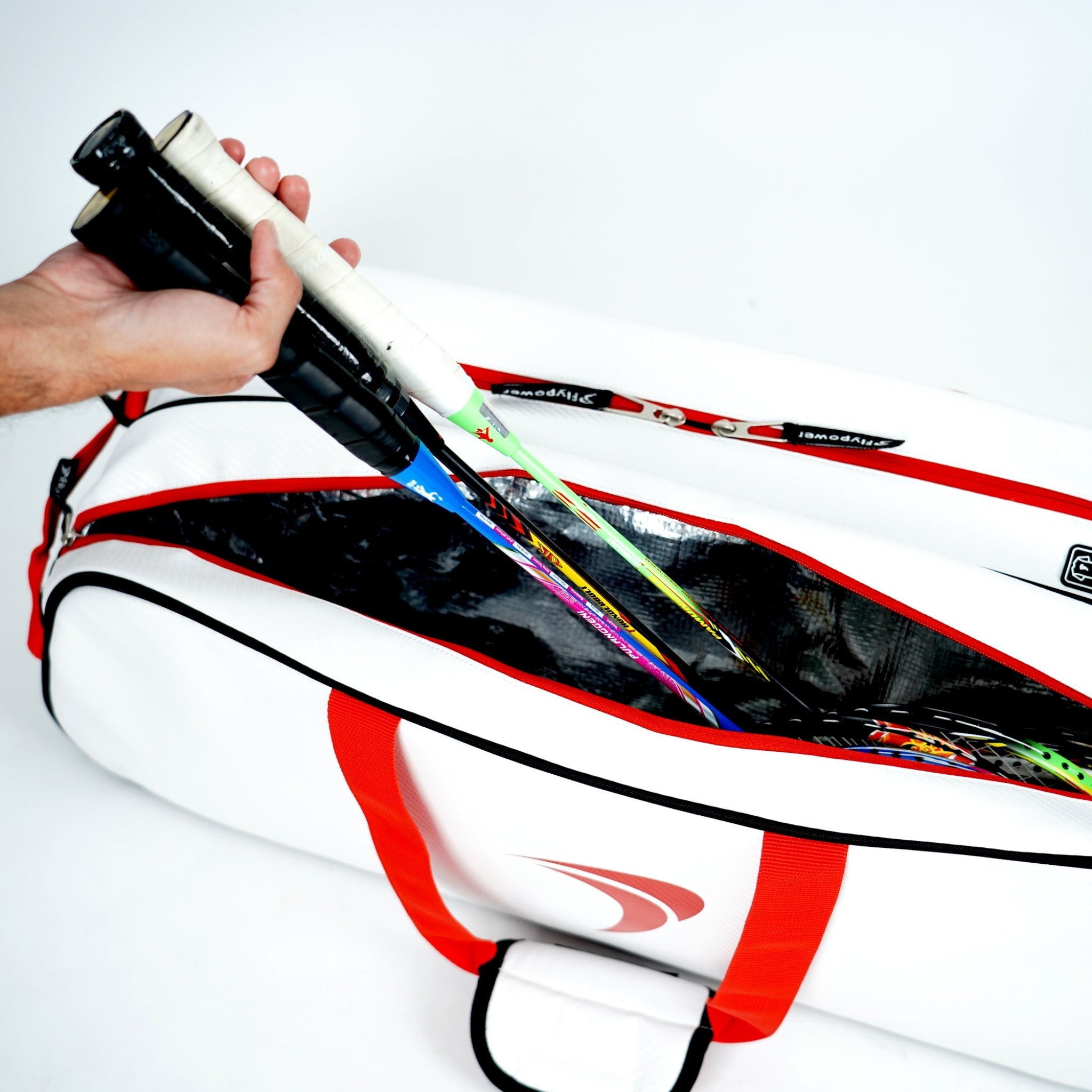 Flypower Badminton Bag - Flypower Garnet Square Bag - SportYouUp Europe