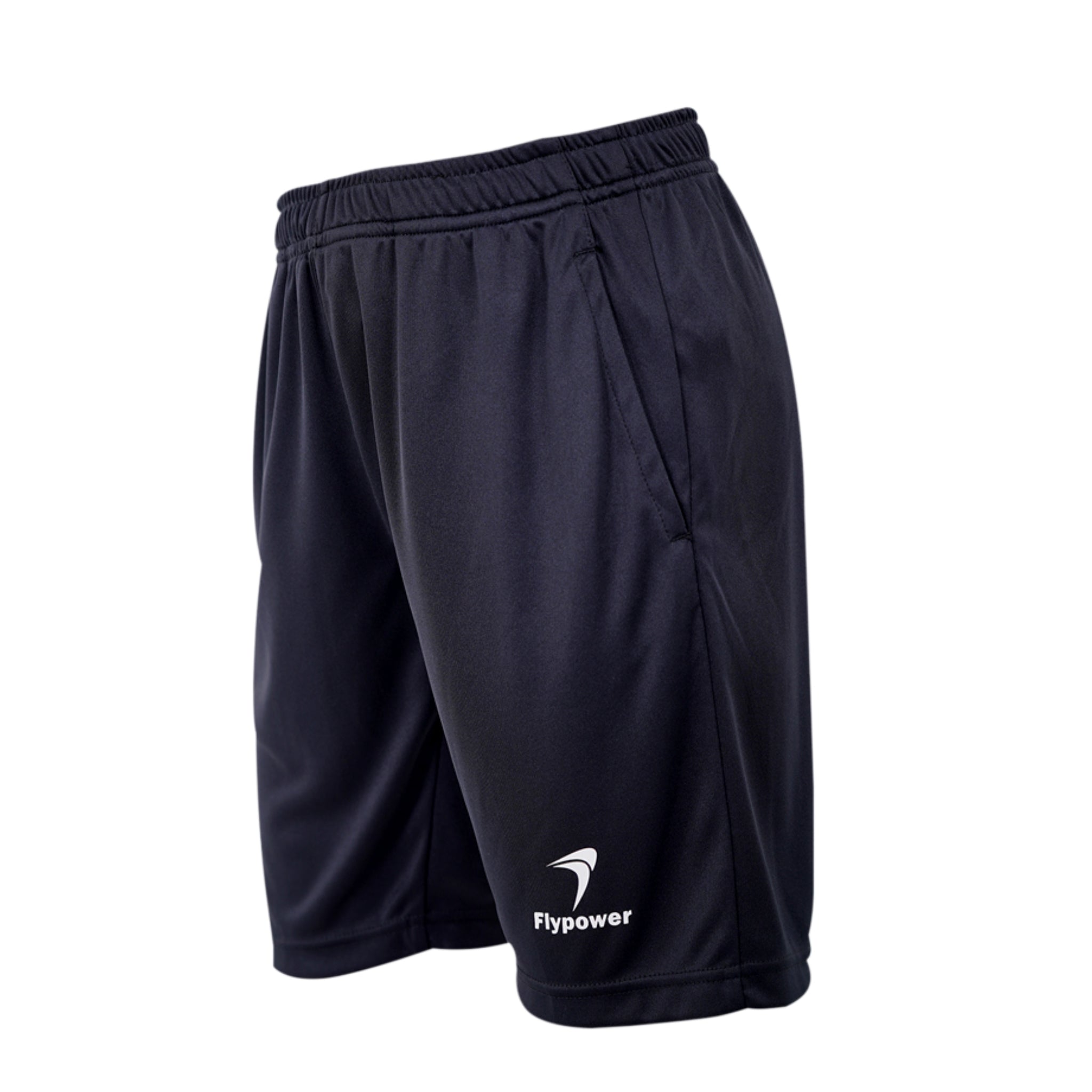 Flypower Badminton Shorts - Flypower Jatayu 02 Black - SportYouUp Europe