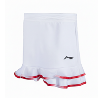 Li-Ning Kjol Flakes Vit/Röd