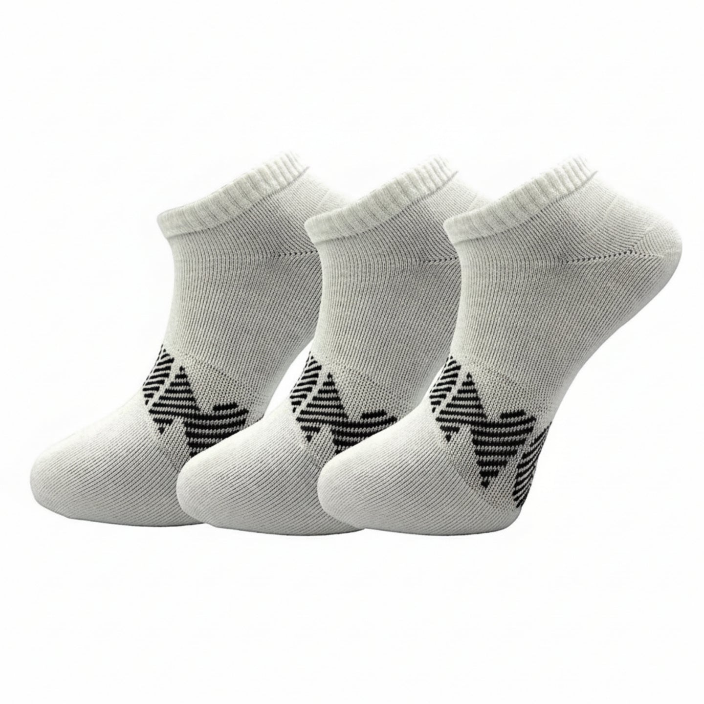 Li-Ning Ankel Footie White 3-pack