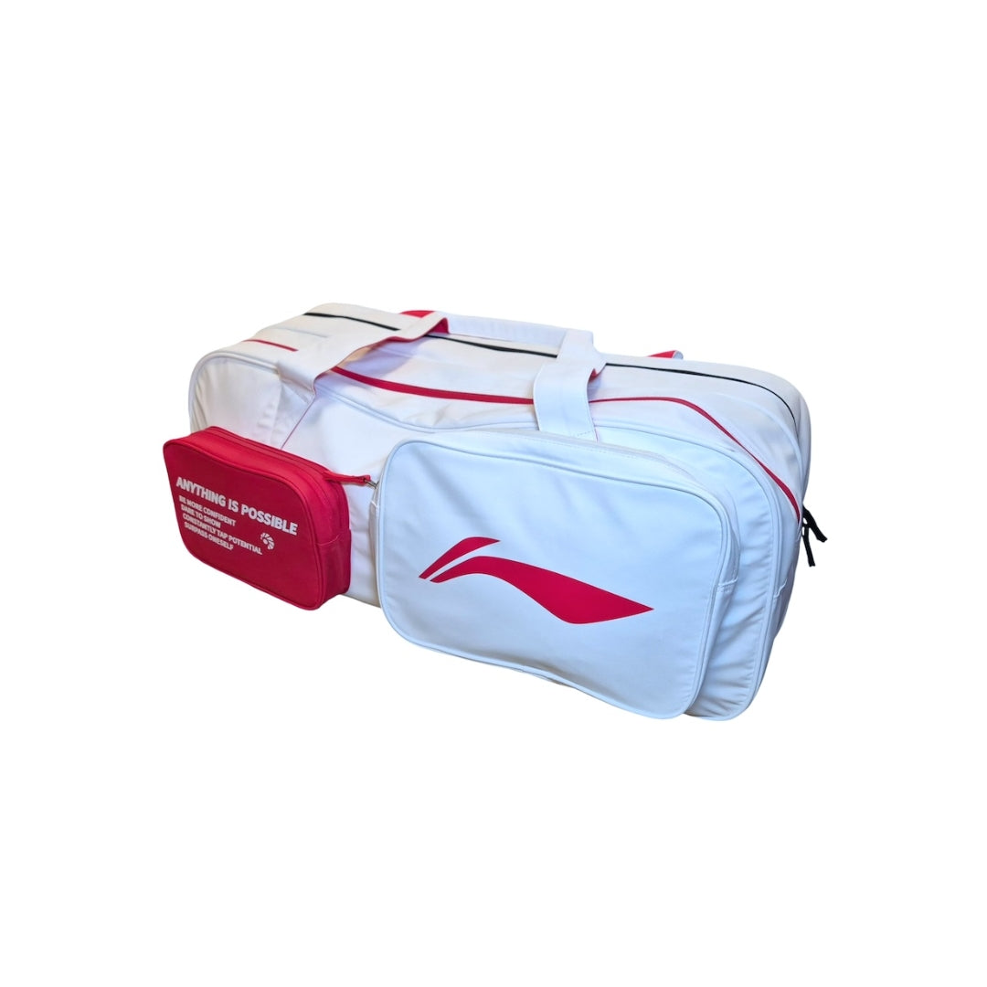Li-Ning Badminton Bag - Li-Ning Cube White - SportYouUp Europe