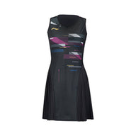 Badminton Dress - Li-Ning Fighter Black Dress - SportYouUp Europe