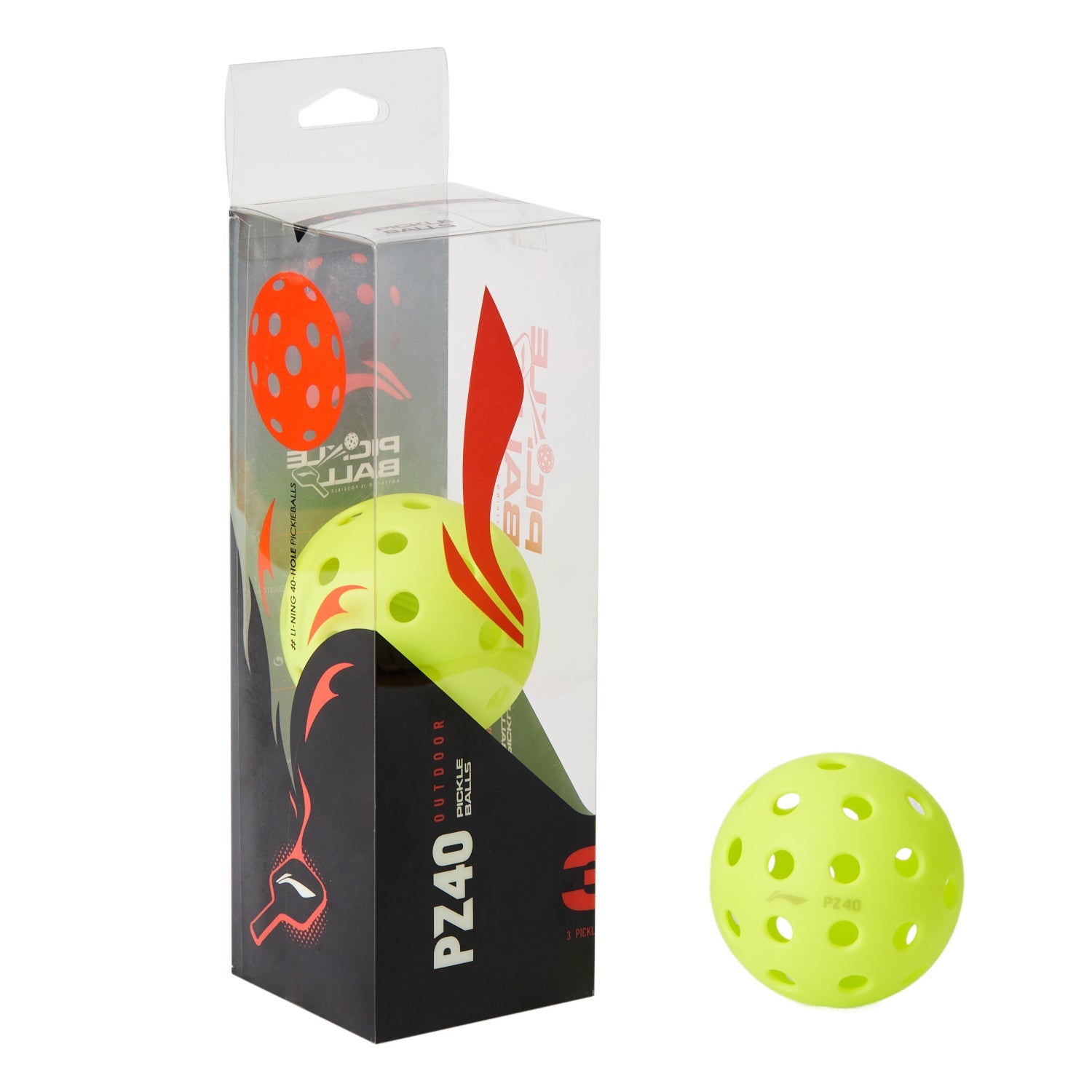 Pickleball Balls - Li-Ning PZ40 - SportYouUp Europe