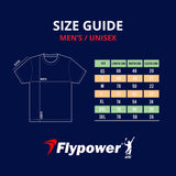Flypower Badminton T-shirt - Flypower RINJANI 10 Navy Unisex - SportYouUp Europe