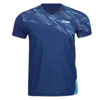 Li-Ning Badminton T-shirt - Li-Ning Champion Blue Unisex - SportYouUp Europe