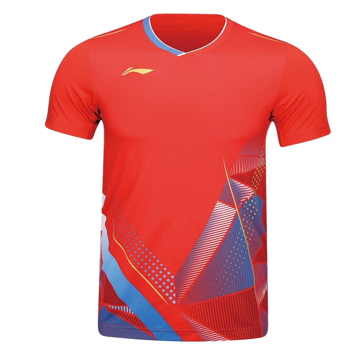 Li-Ning Badminton T-shirt - Li-Ning Strong Game Red Unisex - SportYouUp Europe