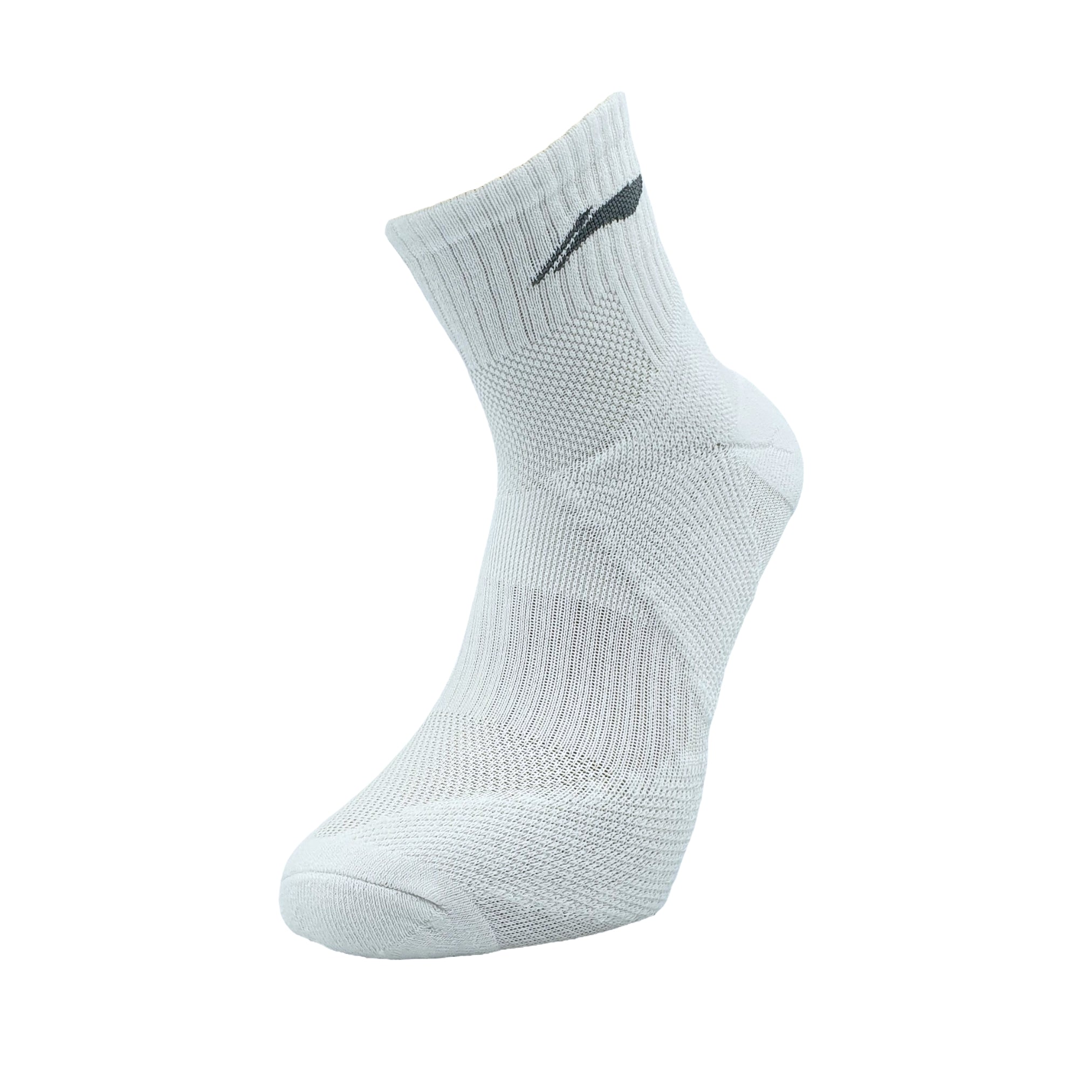 Badminton Socks - Li-Ning White Cordura Sock - SportYouUp Europe