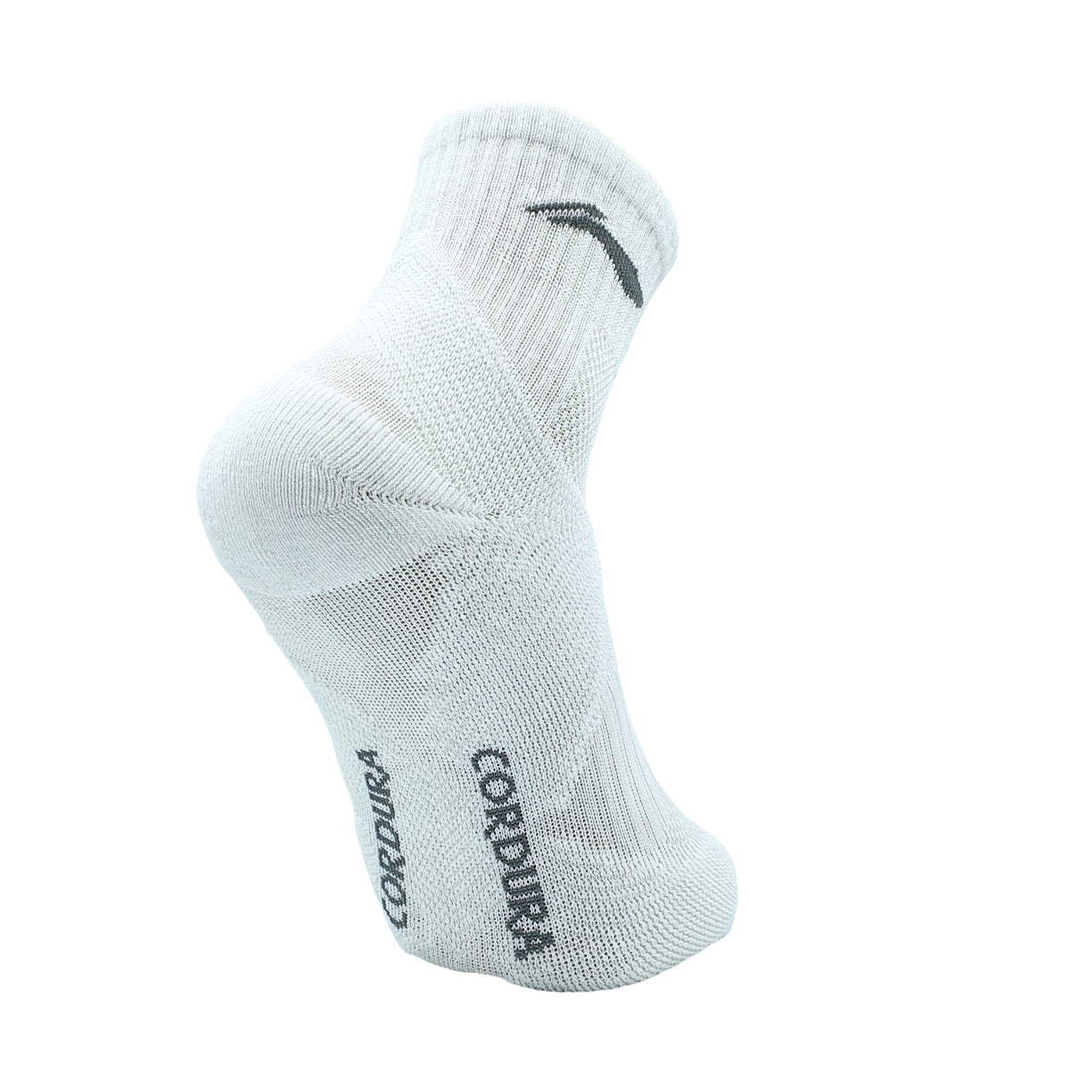 Badminton sokker - Li-Ning White Cordura Sock - SportYouUp Danmark