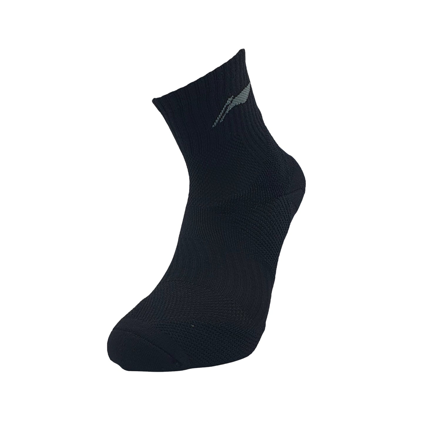 Badminton Socks - Li-Ning Black Cordura Sock - SportYouUp Europe