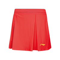 Badminton skirt - Li-Ning Skirt International New Red - SportYouUp Danmark